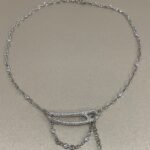 Hermes Chaine Dancre Punk Necklace Silver - Image 2
