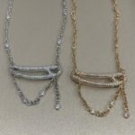 Hermes Chaine Dancre Punk Necklace Silver - Image 3