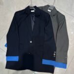 Miu Miu Single Breasted Gabardine Jacket Navy Mh1974 16E8 F0124 S Ooo - Image 2