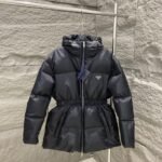 Prada Re Nylon Down Jacket In Black 292214 1Wq8 F0002 S Ooo - Image 2