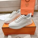 Hermes Bouncing Sneaker Light Gray White - Image 6