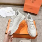 Hermes Bouncing Sneaker Light Gray White - Image 5