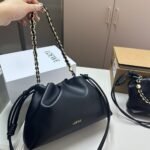 Loewe Medium Flamenco Purse In Mellow Nappa Black 30Cm A411Fcrx02 1100 - Image 2