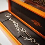Hermes Chaine Dancre Punk Bracelet Silver H122400B 00Sh - Image 4