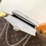 [Super Vip 1:1] Louis Vuitton Wallet On Chain Rosy Brume Gray 19Cm M13570 - Image 8