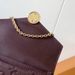 [Super Vip 1:1] Louis Vuitton Wallet On Chain Rosy Grenat Red 19Cm M25814 - Image 8
