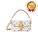 [Super Vip 1:1] Louis Vuitton X Takashi Murakami Nano Diane Bag Multicolored Blanc 19Cm M14194