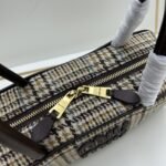 Miu Miu Beau Top Handle Tratan Bag Beige 28Cm - Image 4