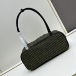 Miu Miu Beau Top Handle Tratan Bag Green 28Cm 5Bb173 2Du5 F0466 V Owh - Image 3