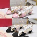 Valentino Bowow Slingback Pumps Black 6W2S0Lb6Qlj R1V - Image 2