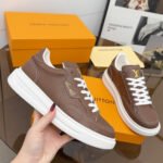 Louis Vuitton Beverly Hills Sneaker Brown 1AJ871 - Image 3