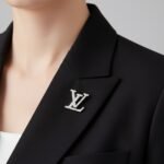 Louis Vuitton Crystal Brooch Silver - Image 4