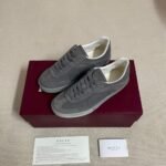 Gucci Men G75 Sneaker Grey Suede 845147 AAFGP 1275 - Image 5