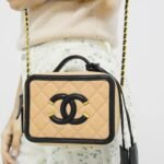 Chanel CC Filigree Medium Vanity Case Beige 21Cm - Image 8