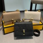 Fendi Logo Embossed Kan I White 24Cm - Image 3
