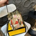 Fendi Mon Tresor Canvas Mini Bag With Ff Embroidery Multicolour 14Cm 8Bs093Aow2F1Q6O - Image 2