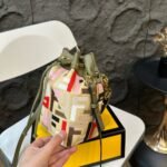 Fendi Mon Tresor Canvas Mini Bag With Ff Embroidery Multicolour 14Cm 8Bs093Aow2F1Q6O - Image 4