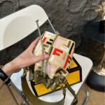 Fendi Mon Tresor Canvas Mini Bag With Ff Embroidery Multicolour 14Cm 8Bs093Aow2F1Q6O - Image 6