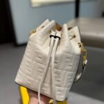 Fendi Mon Tresor Mini Bucket Bag White 16Cm - Image 5