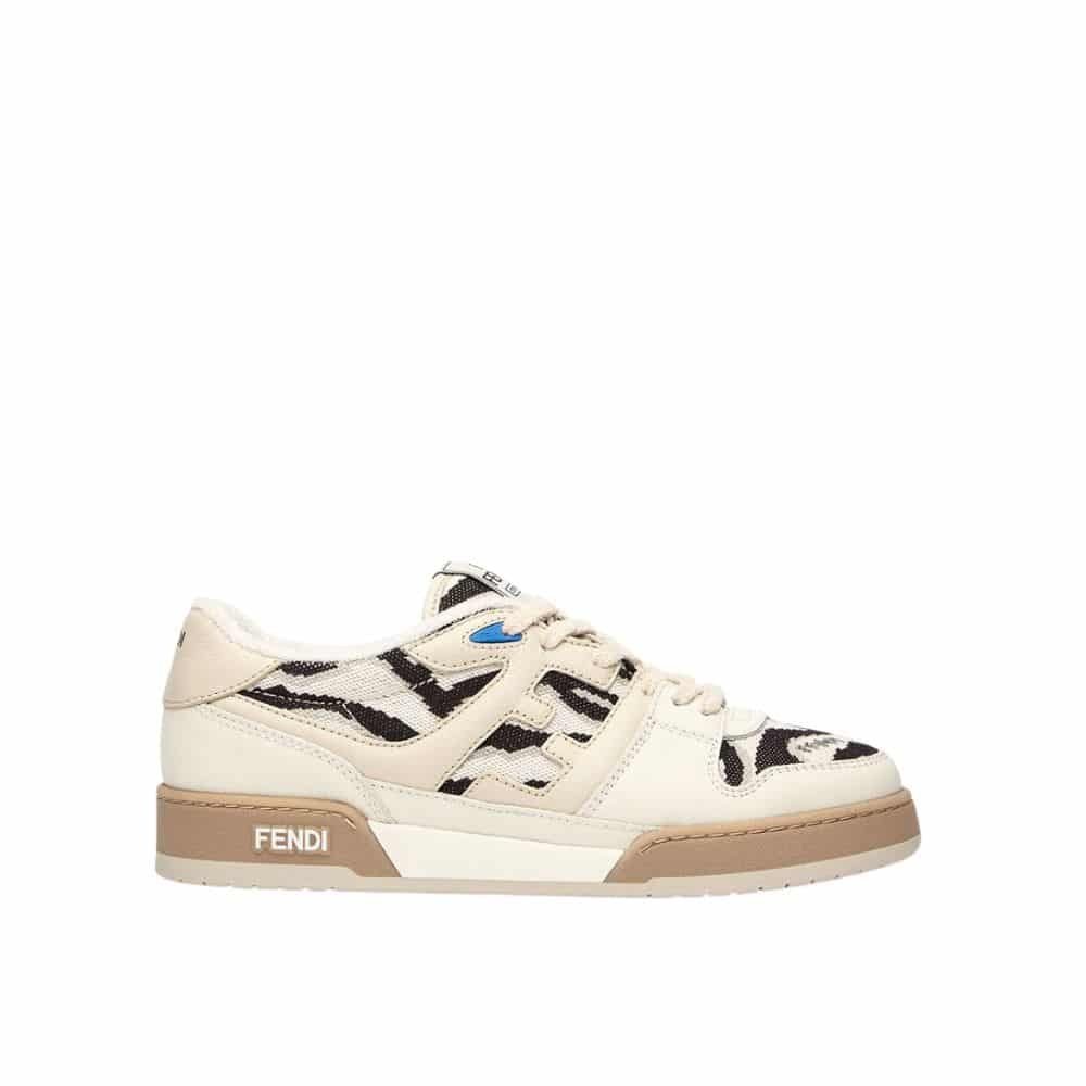 xr:d:DAFy0M-Gj-4:757,j:8770043819074645990,t:23111703 Fendi Match Leather Low Tops White And Black - Image 1
