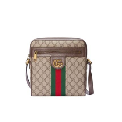 Gucci Ophidia Gg Bag Brown 28Cm
