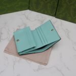 Gucci Monogram Canvas Short Wallet Turquoise 11Cm - Image 3