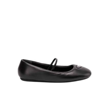 Prada Soft Padded Nappa Leather Ballerinas Black 1F122N 2Dl8 F0002 F 005