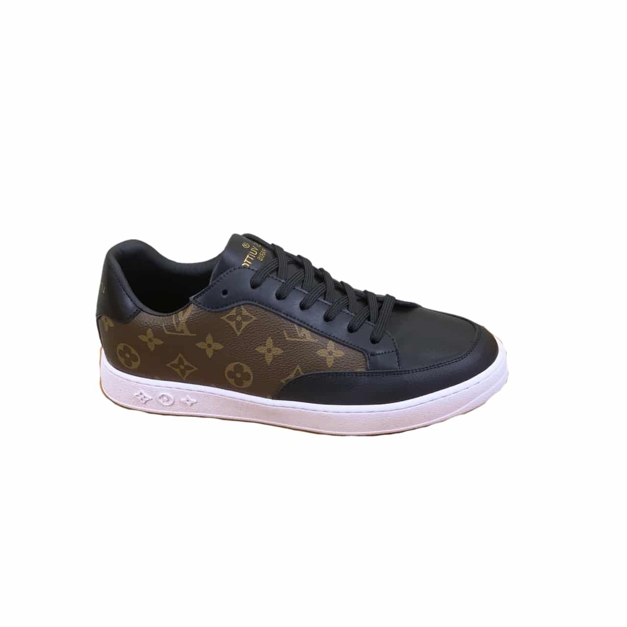 xr:d:DAF9SsQ5m7E:308,j:7108226998181058249,t:24030703 Louis Vuitton Sneaker Calfskin Monogram Pattern In Brown - Image 1