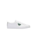 Prada Brushed Sneaker Leather White White Mango 2Ee376 3F0E F0Djt
