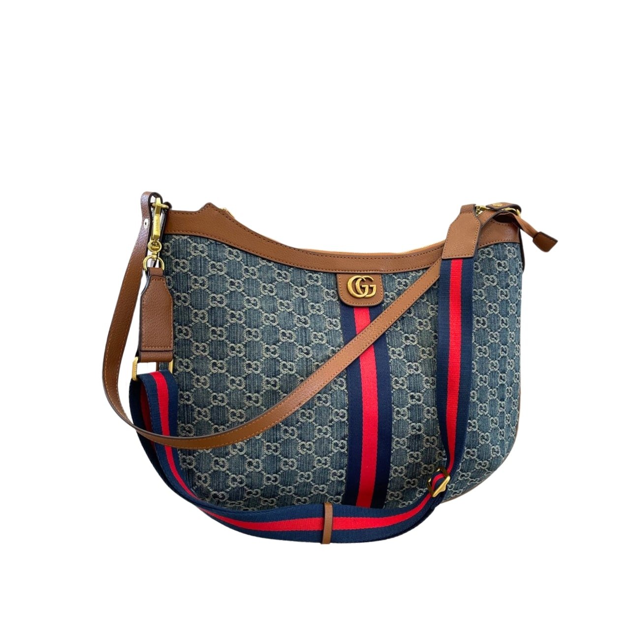 GCBL-1-3 Gucci Ophidia Small Shoulder Bag Blue 42Cm - Image 1