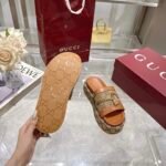 Gucci Women’S Platform Slides With Horsebit Brown - Image 7