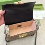 Gucci Padlock Bamboo Handle Gg Supreme Handbag 25Cm - Image 8