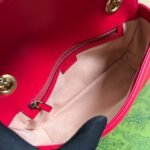 Gucci Gg Marmont Medium Shoulder Bag Red 26Cm 443496 Aabzc 6832 - Image 8