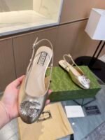 Gucci Gg Crystal Slingback Silver - Image 4
