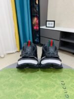 Gucci Gg Men’S Sneaker Rubber Leather Black - Image 2