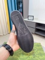Gucci Gg Canvas And Leather Low Top Sneaker Blue - Image 2