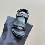 Gucci Double G Sandal Black 771578 Bko00 1000 - Image 3