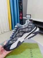 Gucci Gg Men’S Sneaker Rubber Leather Grey - Image 4