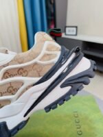 Gucci Gg Men’S Sneaker Rubber Leather Beige - Image 6