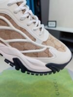Gucci Gg Men’S Sneaker Rubber Leather Beige - Image 5