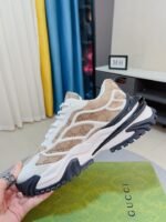Gucci Gg Men’S Sneaker Rubber Leather Beige - Image 4