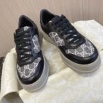Gucci Men’S Gg Trainer Supreme Canvas Black ‎669582 Aacod 1072 - Image 8