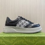 Gucci Men’S Gg Trainer Supreme Canvas Black ‎669582 Aacod 1072 - Image 5