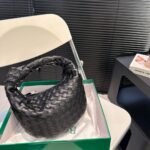 Bottega Veneta Jodie Intrecciato Leather Handle Bag Black 27Cm 690225Vcpp01229 - Image 2