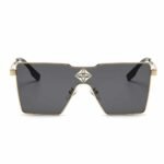 Louis Vuitton Cyclone Metal Sunglasses Gold Hardware Black Z1700U - Image 6