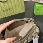 Gucci Ophidia Small Boston Bag GG Monogram Beige And Dark Brown 22Cm 772053 96IWG 8745 - Image 5