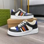Gucci Sneaker Multicolor Side Bands Black White - Image 4