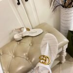Gucci Double G Sandal Leather White 674840 Bko00 9022 - Image 4