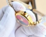 Gucci Ladies Watch Round Case With Slim Dial Gold In Multi Color 22Mm - Image 5