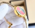 Gucci Ladies Watch Round Case With Slim Dial Gold In Multi Color 22Mm - Image 4